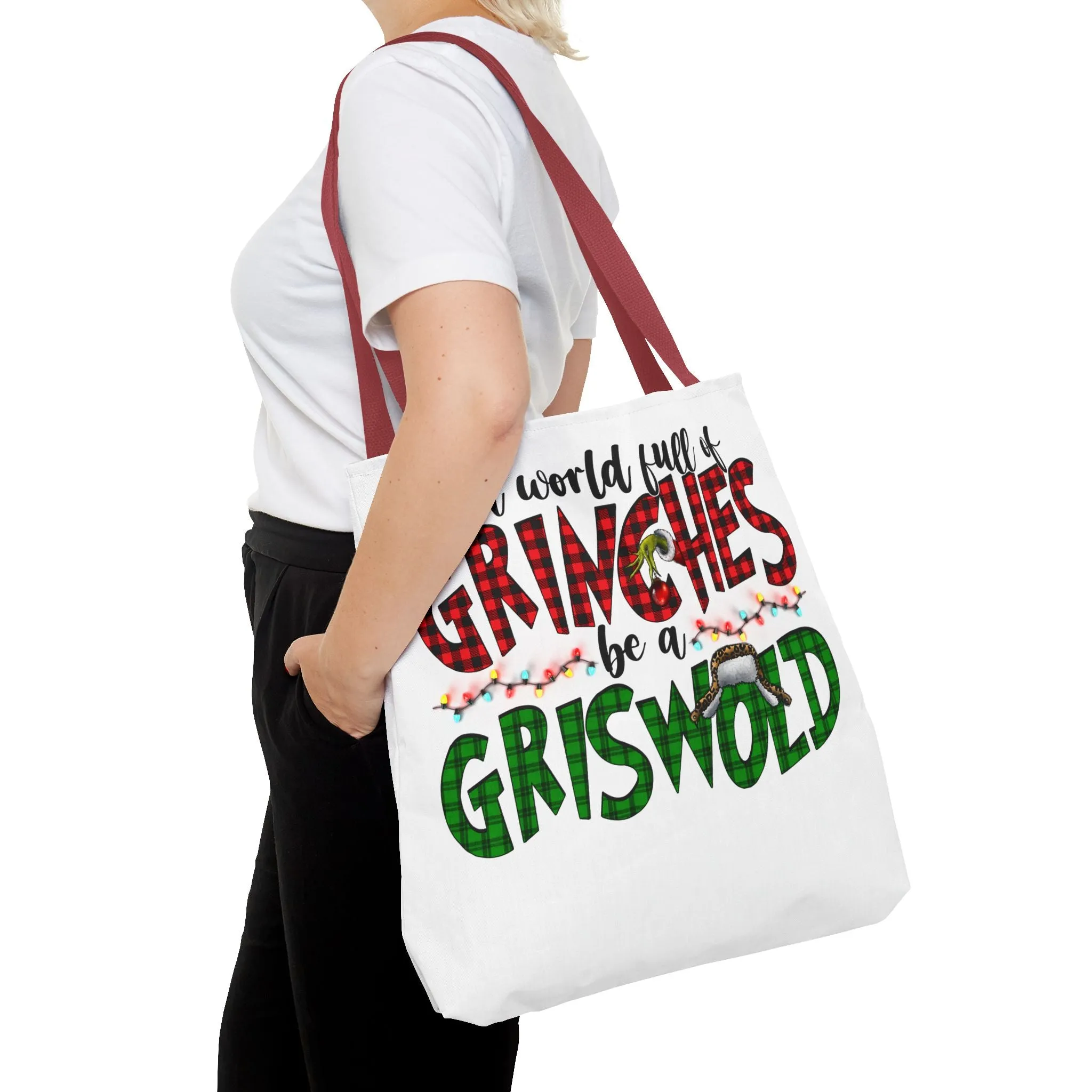 Holiday Tote Bag - 'In a World Full of Grinches, Be a Griswold'