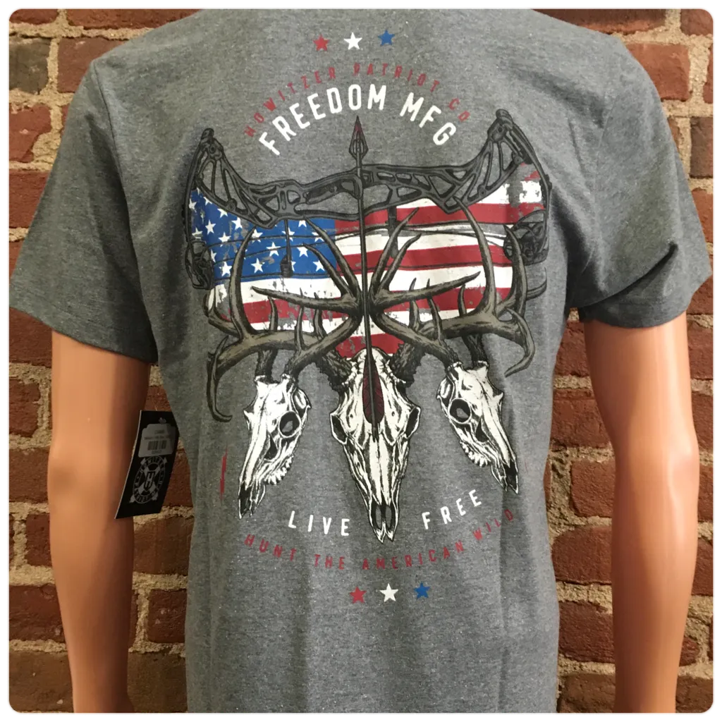 Howitzer Men's " Freedom Hunt" T Shirt