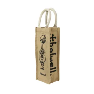 Hy Equestrian Thelwell Collection Hessian Bottle Bag