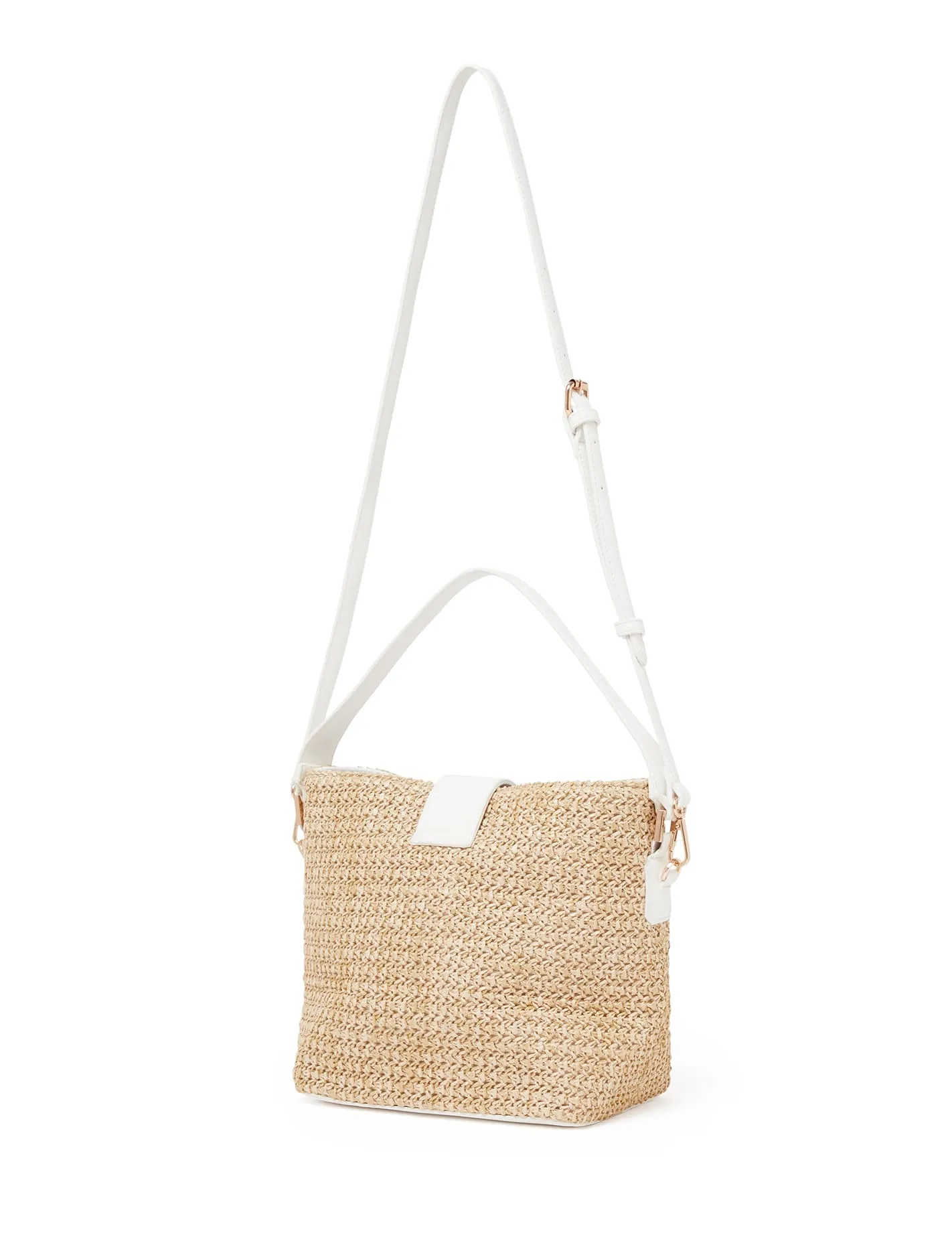 Imogen Straw Bucket Bag