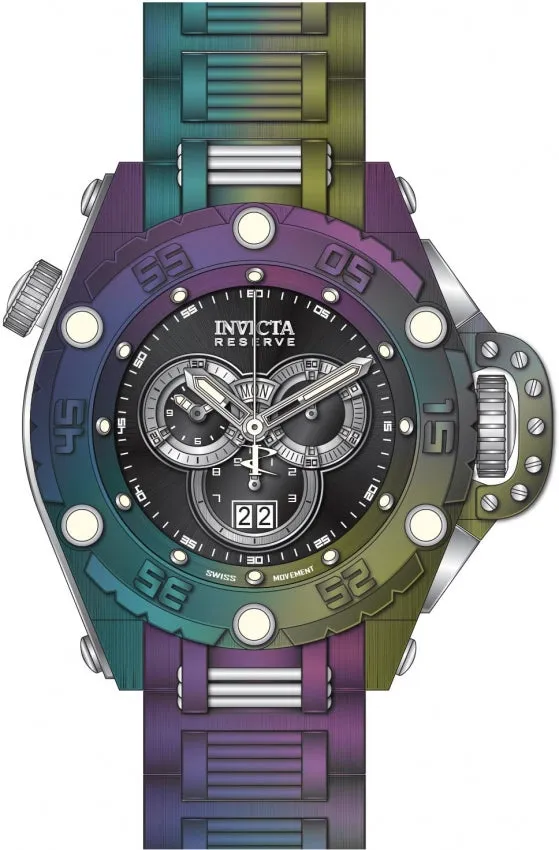 Invicta Men's Flying Fox Iridescent Steel 39554