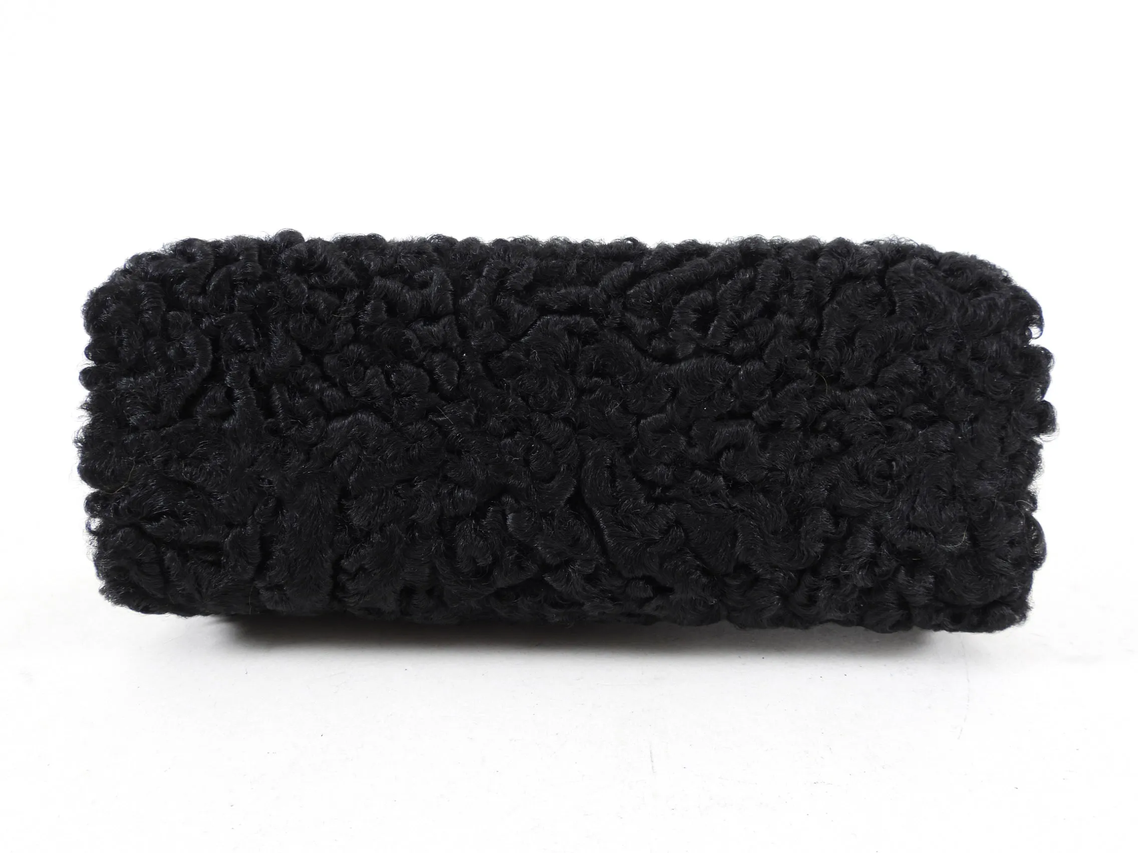 Jason Wu Black Curly Lamb Christie Box Bag