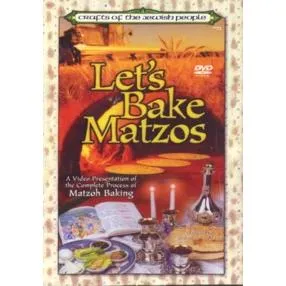 Jewish Video DVD Let's Bake Matzos Complete Process of Baking