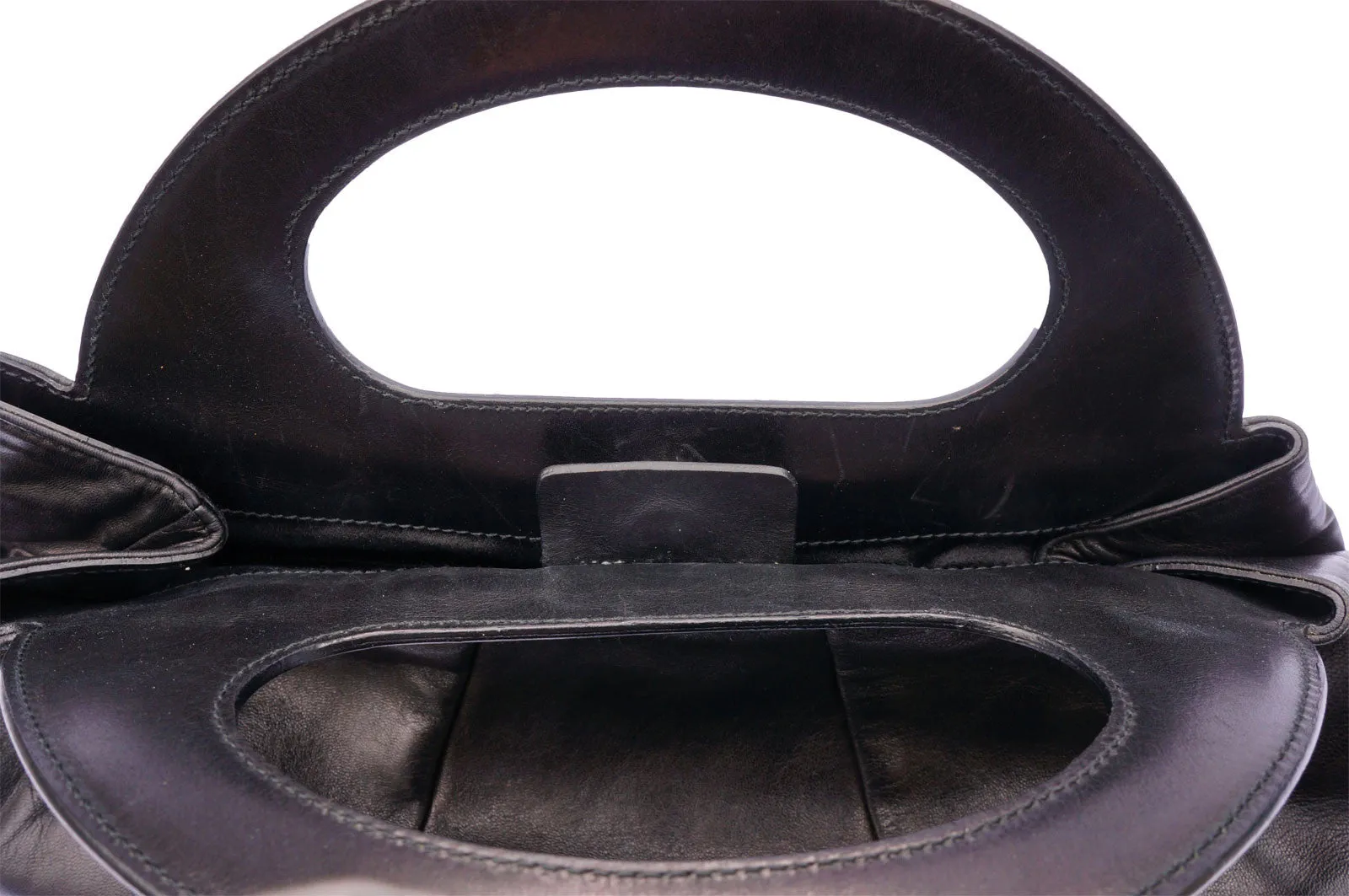 JILL SANDER TOP HANDLE LEATHER BAG