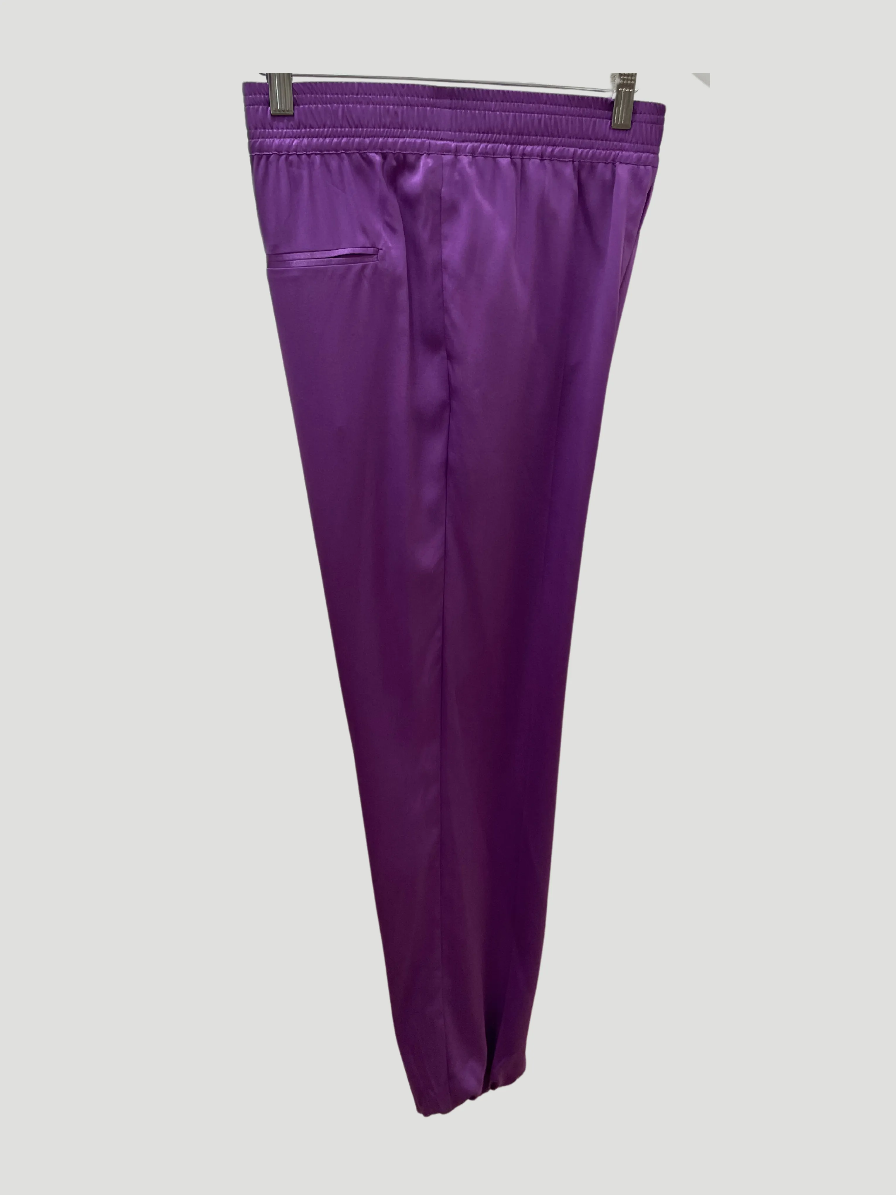 Joar Purple Silk Jogger Pant