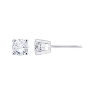 KATARINA 3/8 cttw Prong Set Diamond Stud Earrings