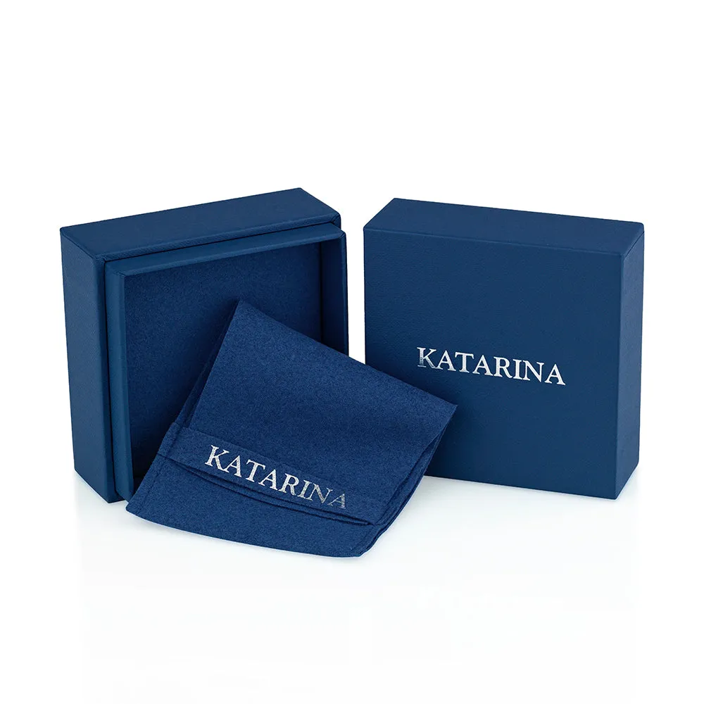 KATARINA 3/8 cttw Prong Set Diamond Stud Earrings