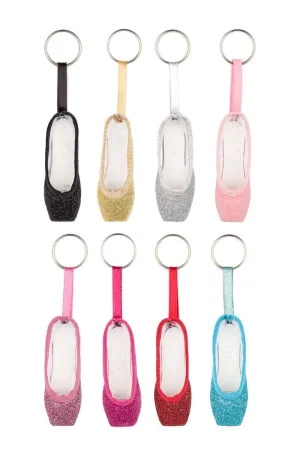 KC-40G Glitter Pointe Shoe Key Chain