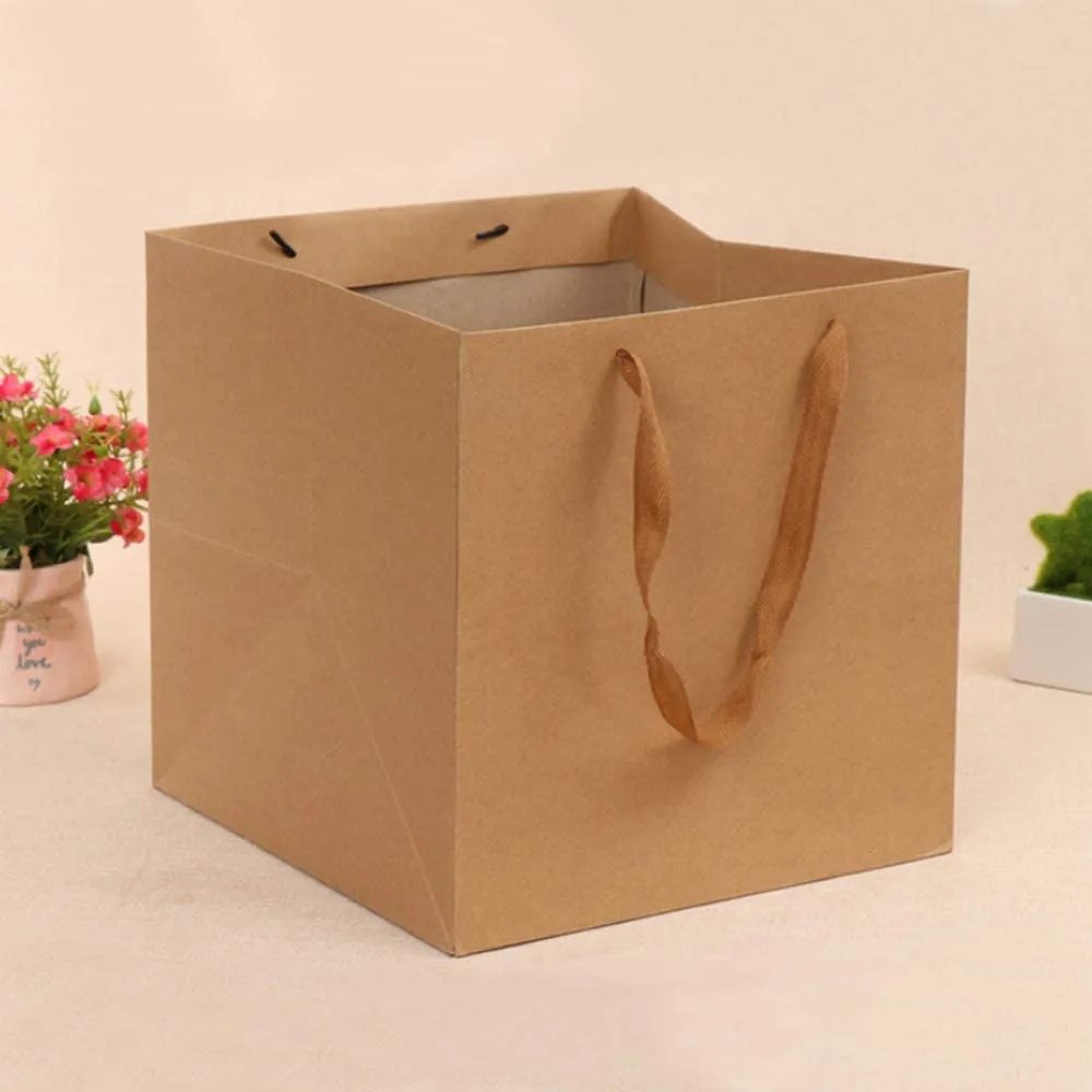 Kraft Paper Gift Box Bag 35x35x30cm