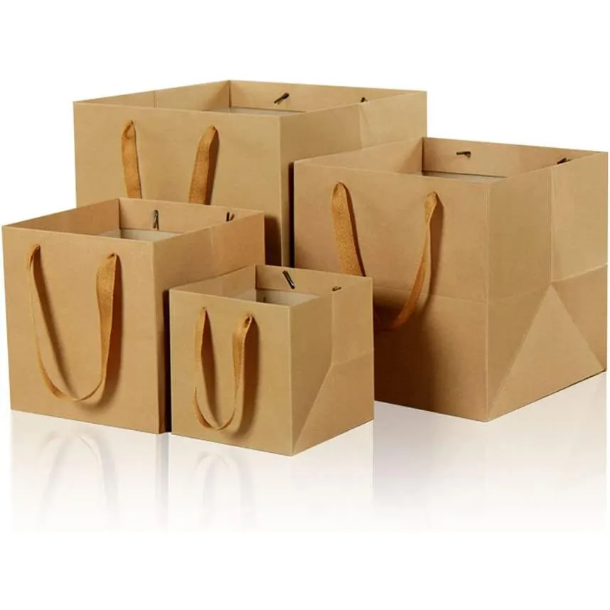 Kraft Paper Gift Box Bag 35x35x30cm