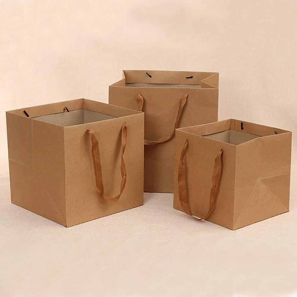 Kraft Paper Gift Box Bag 35x35x30cm