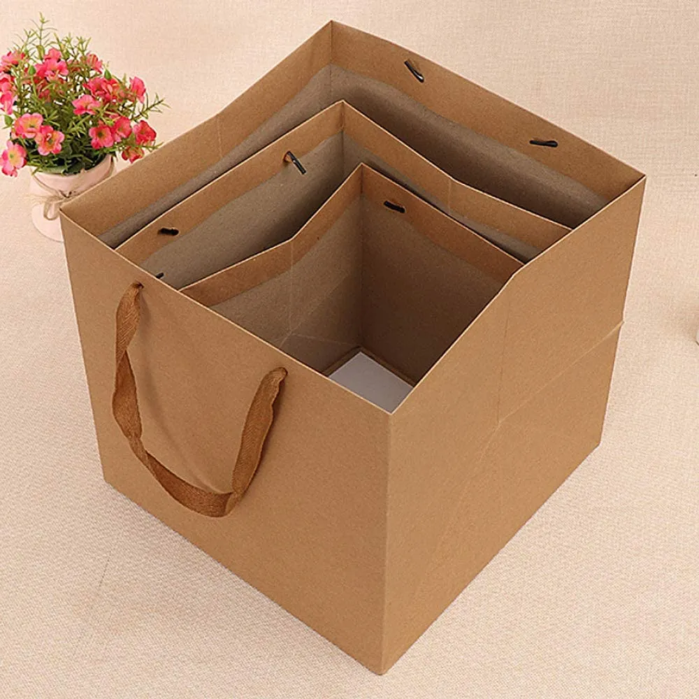 Kraft Paper Gift Box Bag 40x40x46cm