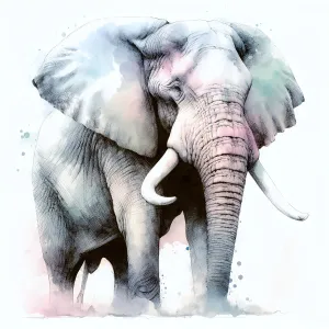 large elephant wall art