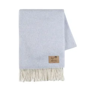 Light Blue Juno Cashmere Throw