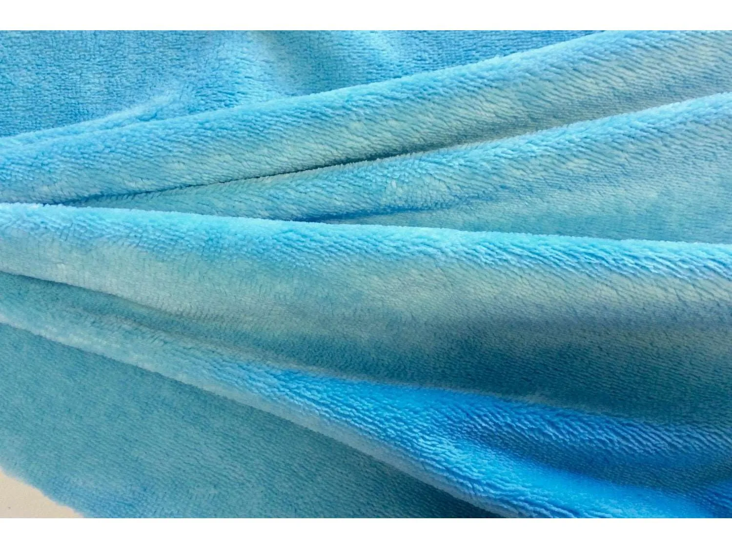 LIGHT BLUE - Luxury Bamboo Very Soft Towelling for Babies, Bags, Beach Wraps, Sky Blue