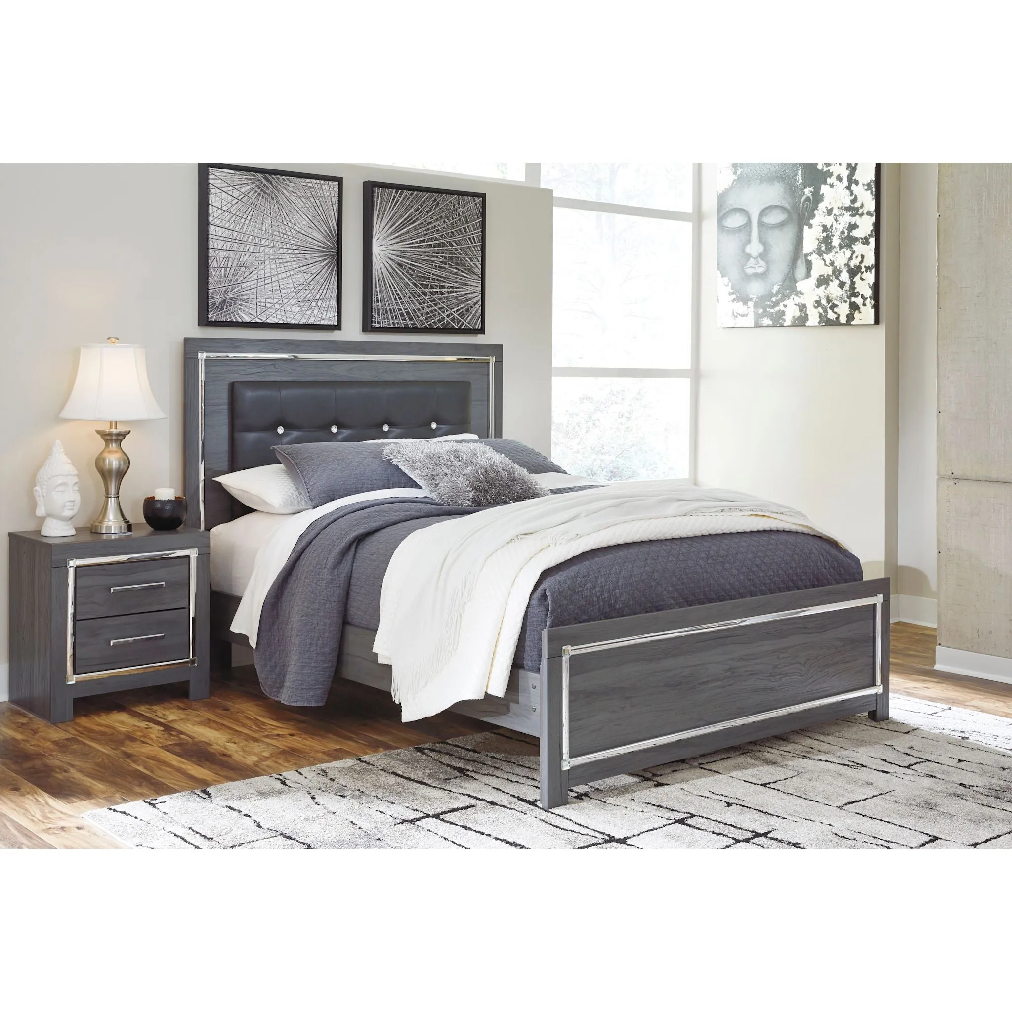 Lodanna Platform Bed - Gray