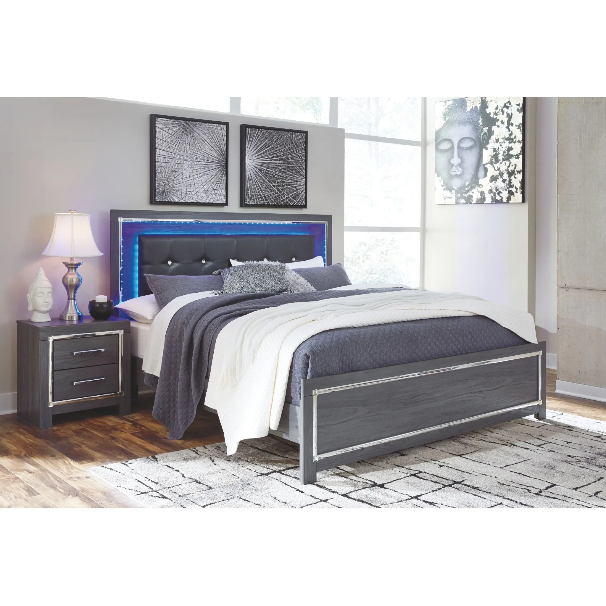 Lodanna Platform Bed - Gray