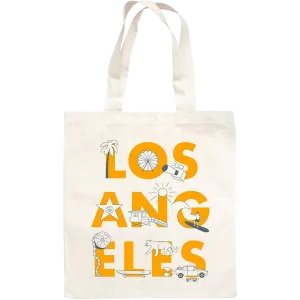 Los Angeles Font Grocery Tote