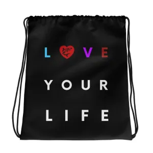 Love Your Life | Drawstring bag | Submission Shark