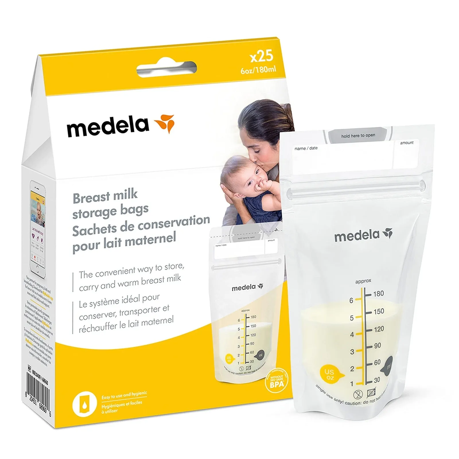 Medela Breast Milk Storage Bags - 25pcs/pack