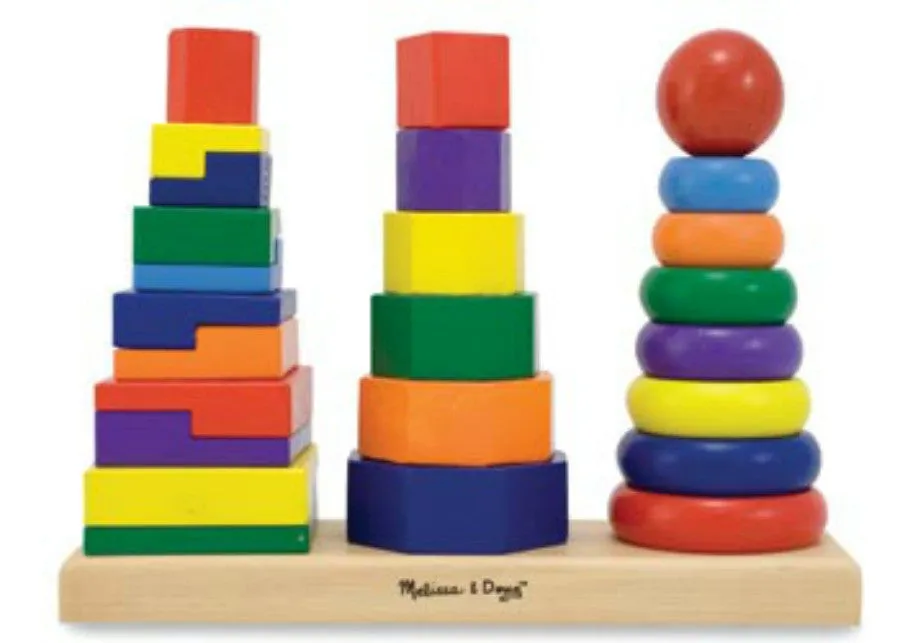 Melissa & Doug - Geometric Stacker