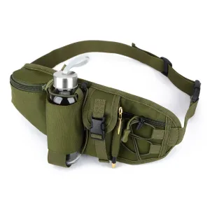 Men Nylon Casual Waterproof Sprot Outdoor Camping Waist Bag