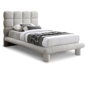 Meridian Furniture Deco Boucle Fabric Bed