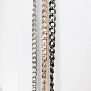 Metal Chain Strap - Brushed Bronze