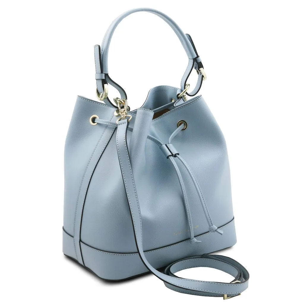 Minerva - Leather bucket bag | TL142145