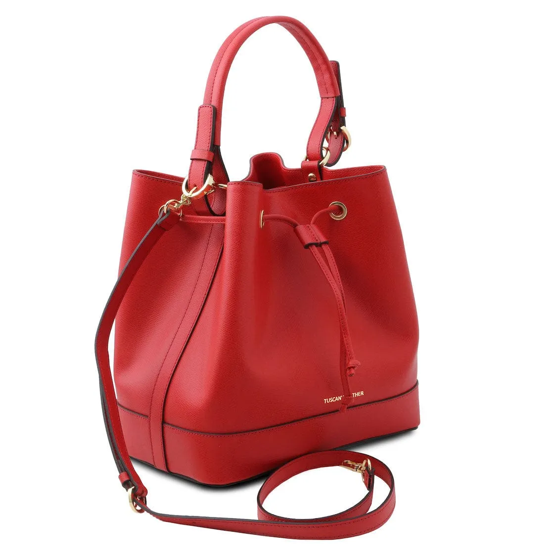 Minerva - Leather bucket bag | TL142145