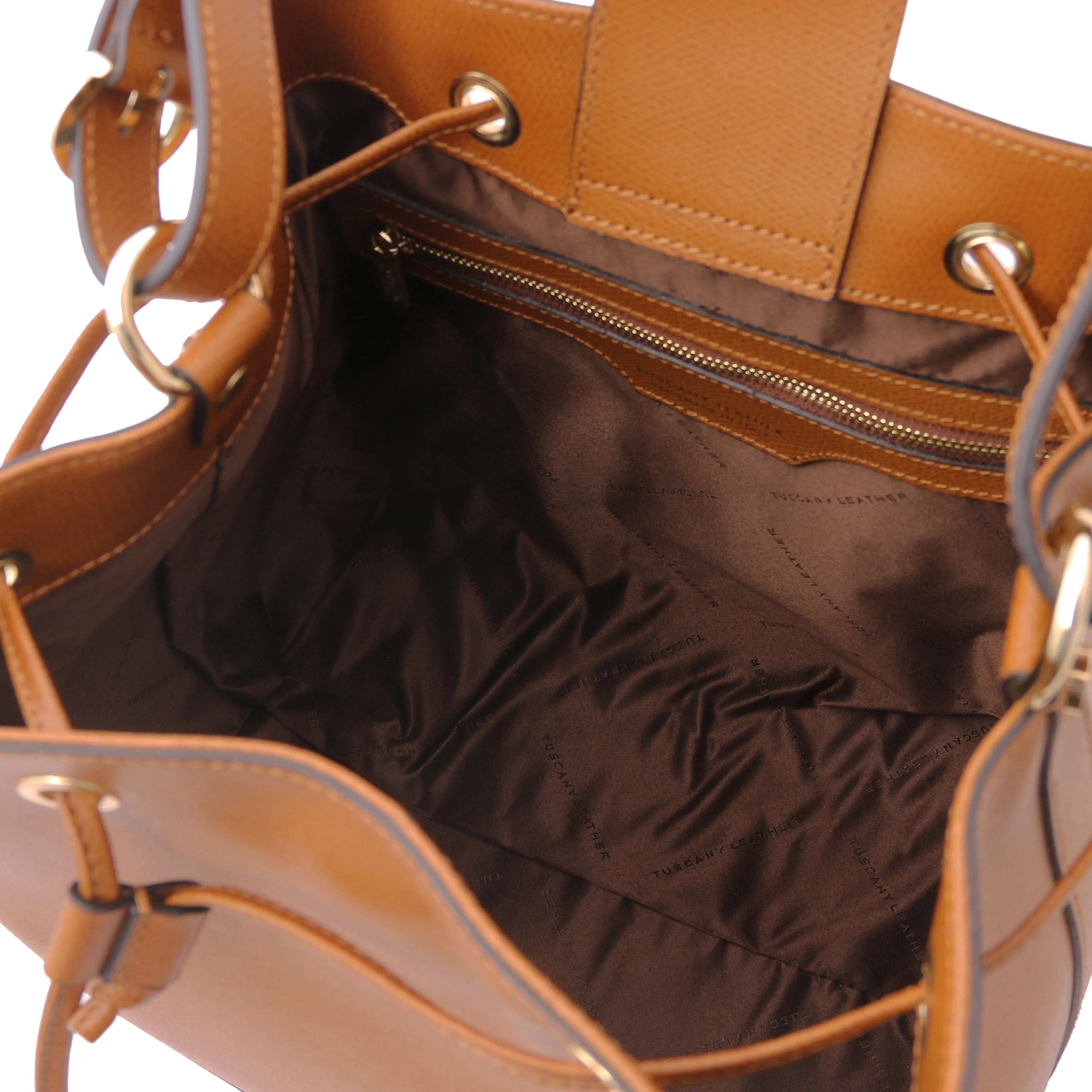 Minerva - Leather bucket bag | TL142145