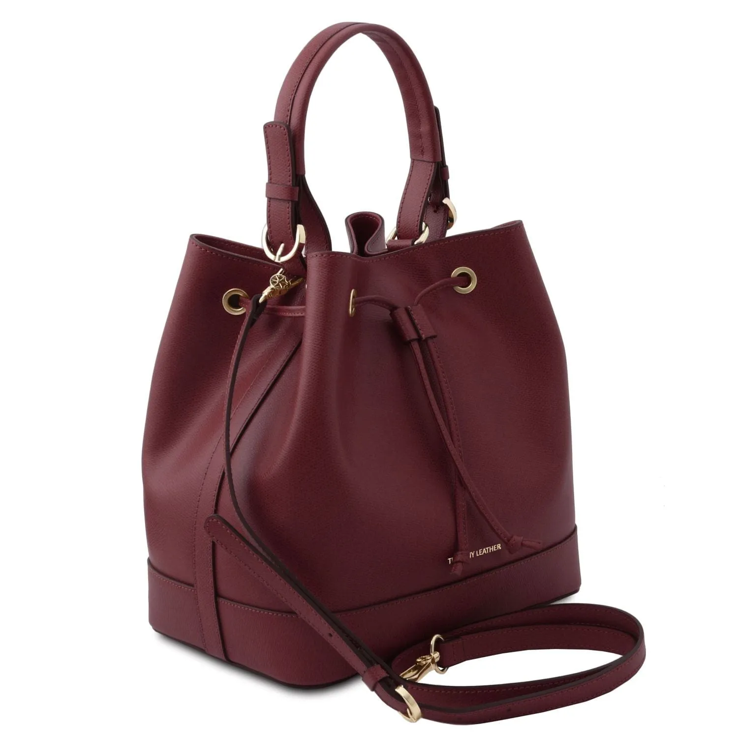 Minerva - Leather bucket bag | TL142145