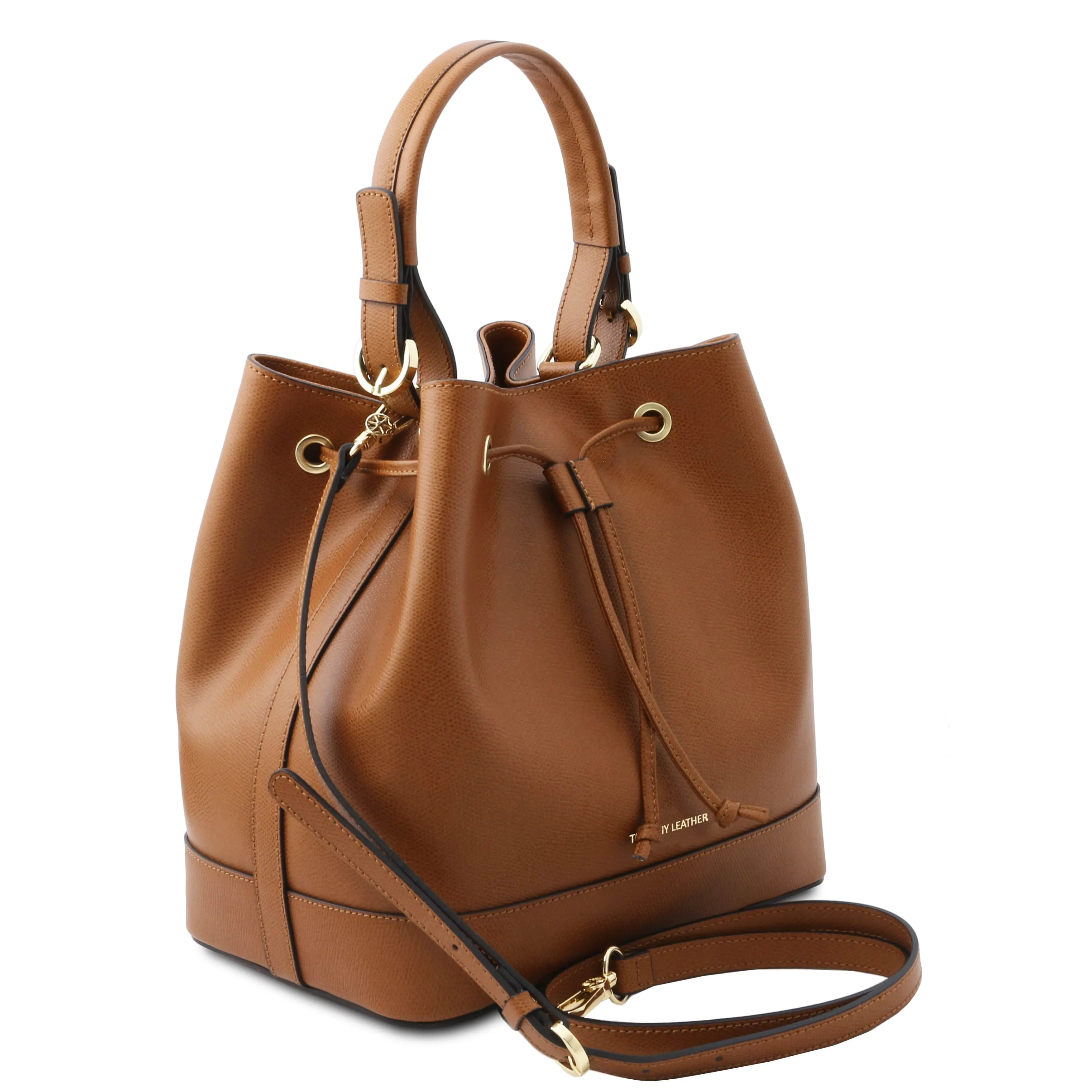 Minerva - Leather bucket bag | TL142145