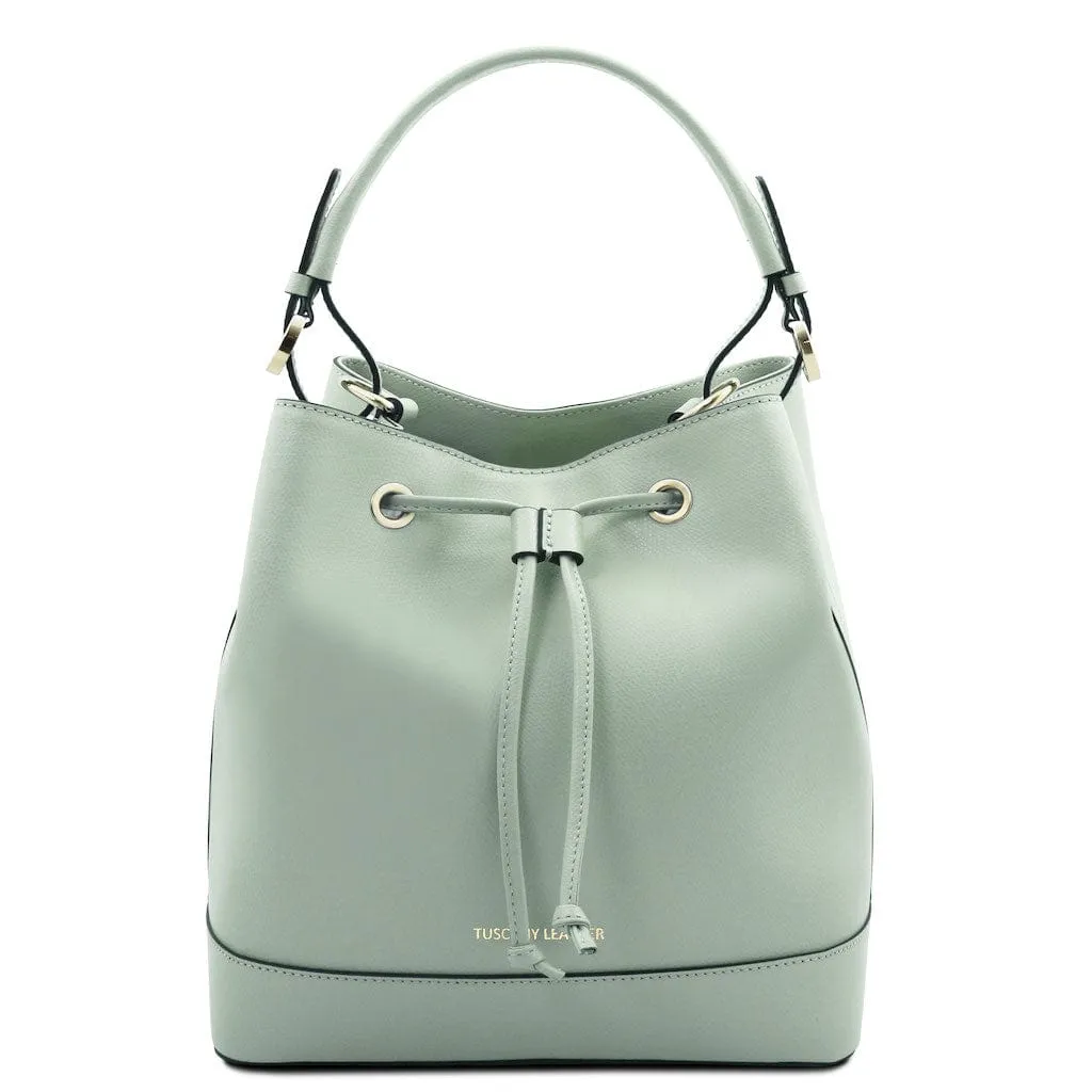 Minerva - Leather bucket bag | TL142145