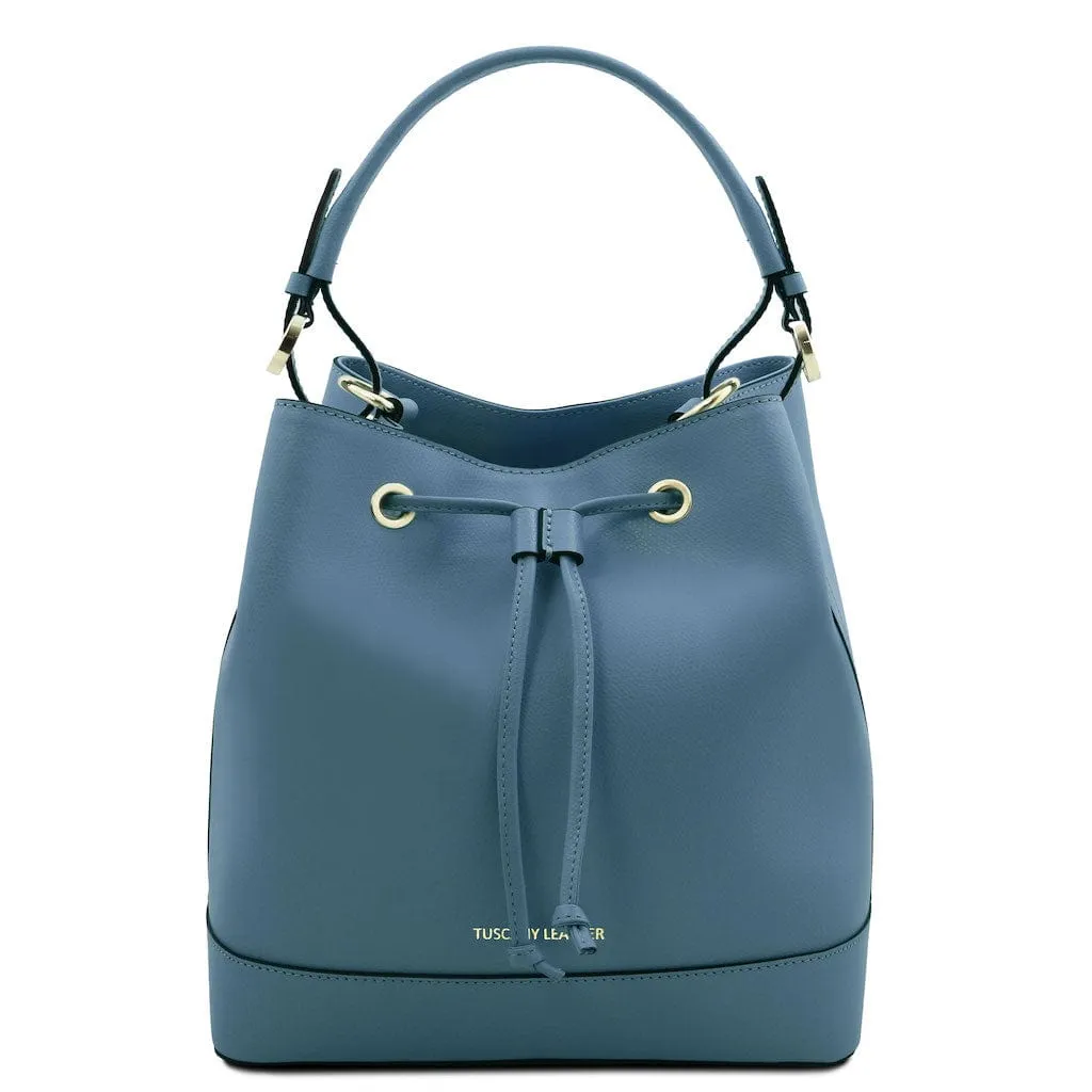 Minerva - Leather bucket bag | TL142145