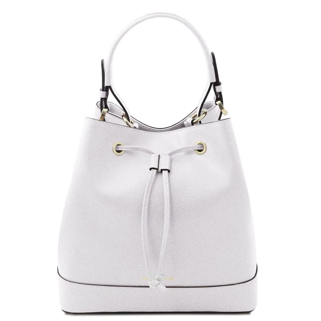 Minerva - Leather bucket bag | TL142145