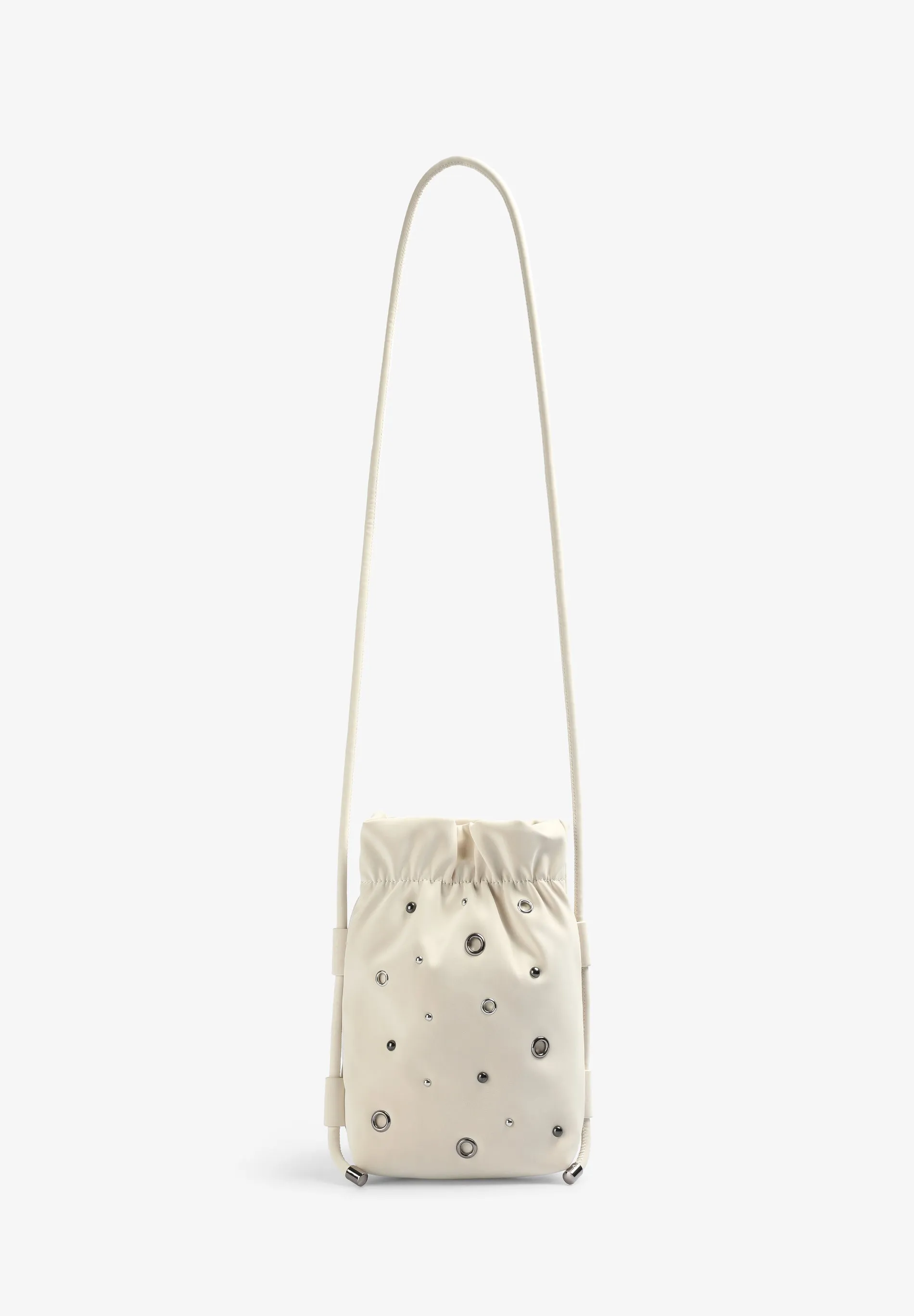 MINI STUDDED BUCKET BAG