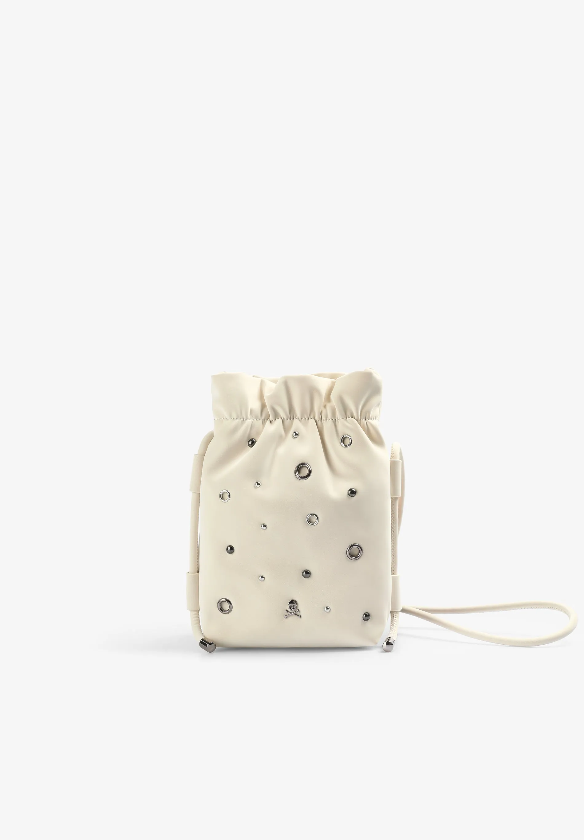 MINI STUDDED BUCKET BAG