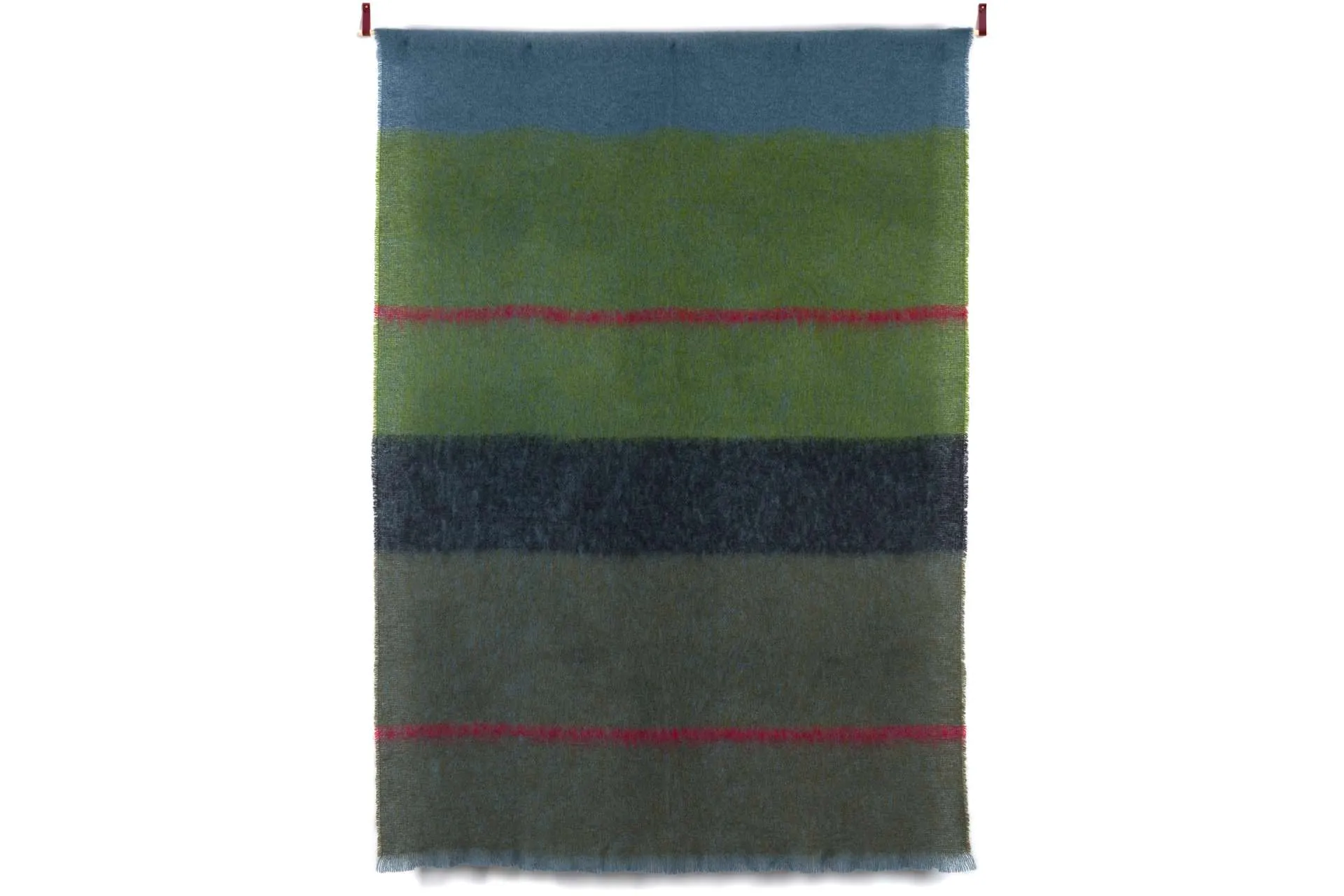 Moss Boher Mohair XThrow Blanket