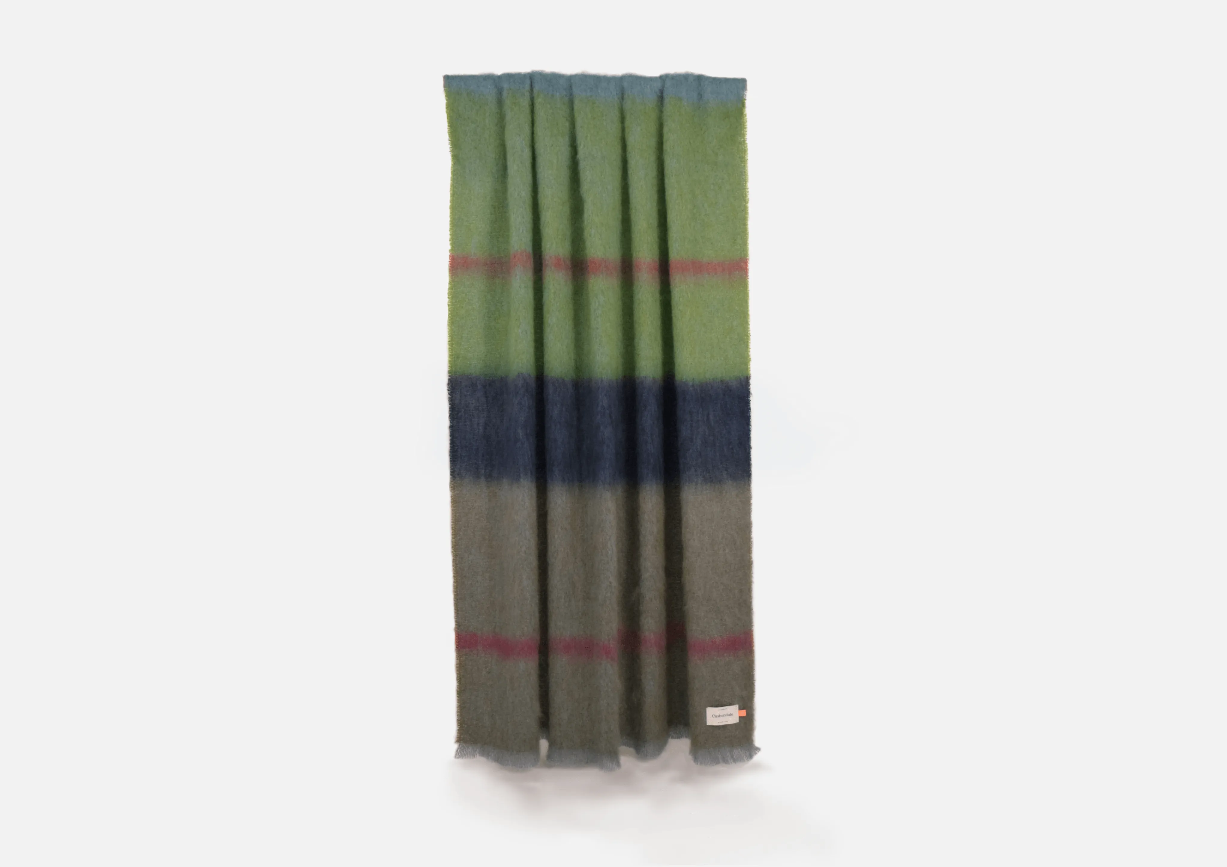 Moss Boher Mohair XThrow Blanket