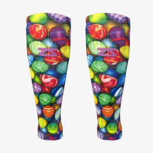 Multi-Colored Eggs Compression Leg Sleeves