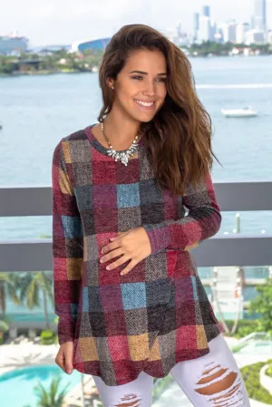 Multi Colored Long Sleeve Top