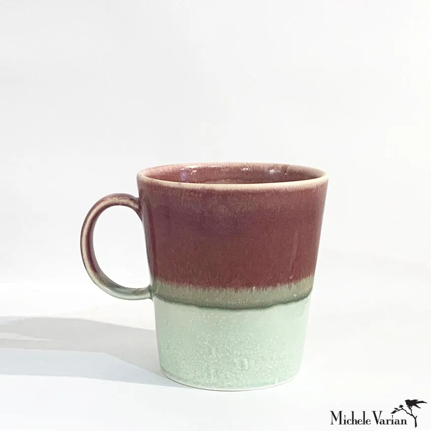 Multi Colored Mug Rouge and Sage