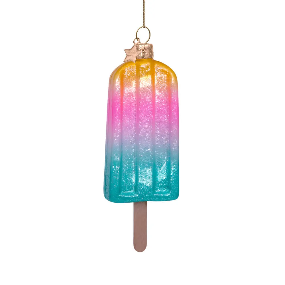 Multi-Colored Popsicle Ornament 5.75"