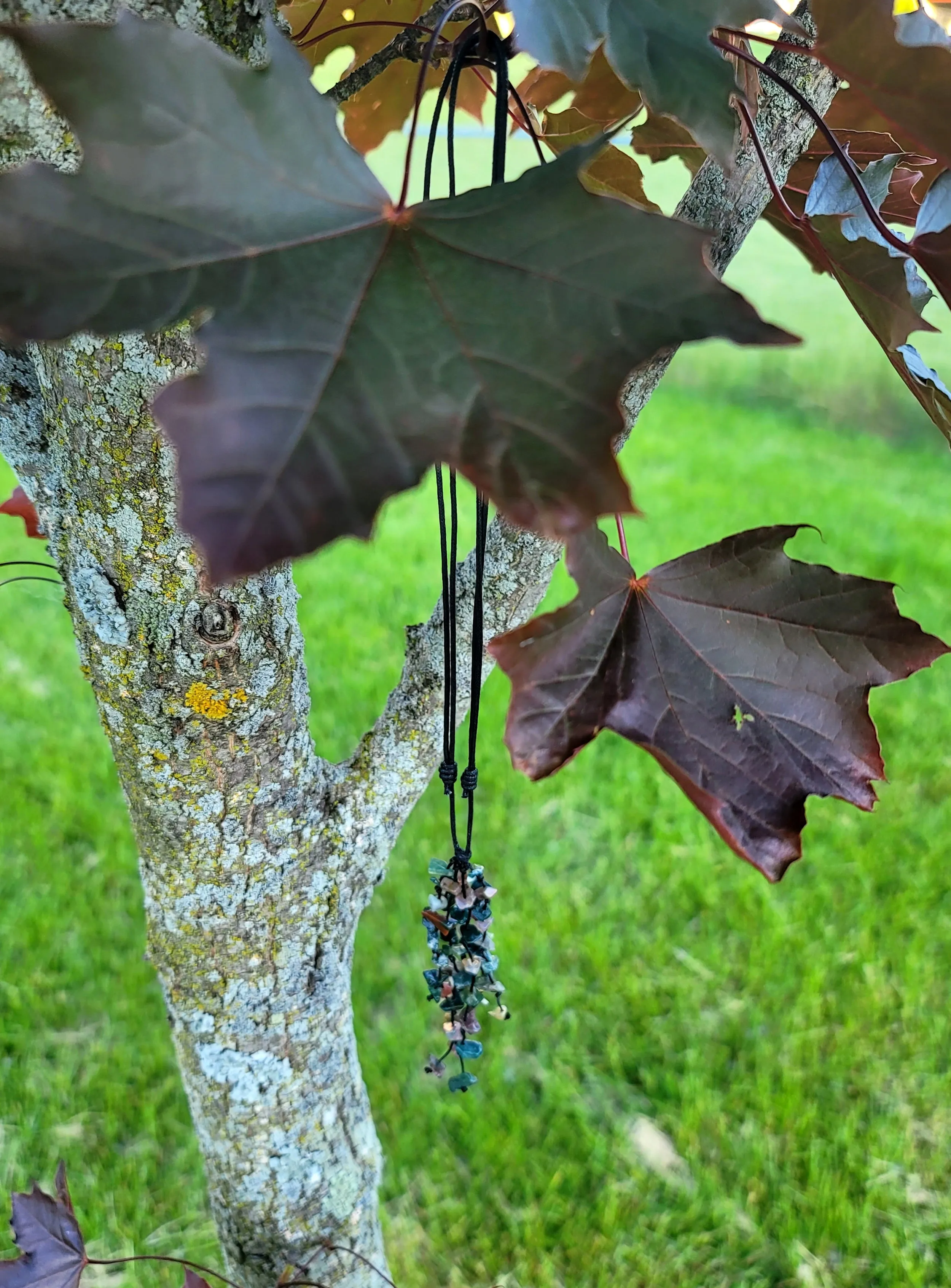 Multi-Colored Rope Necklace