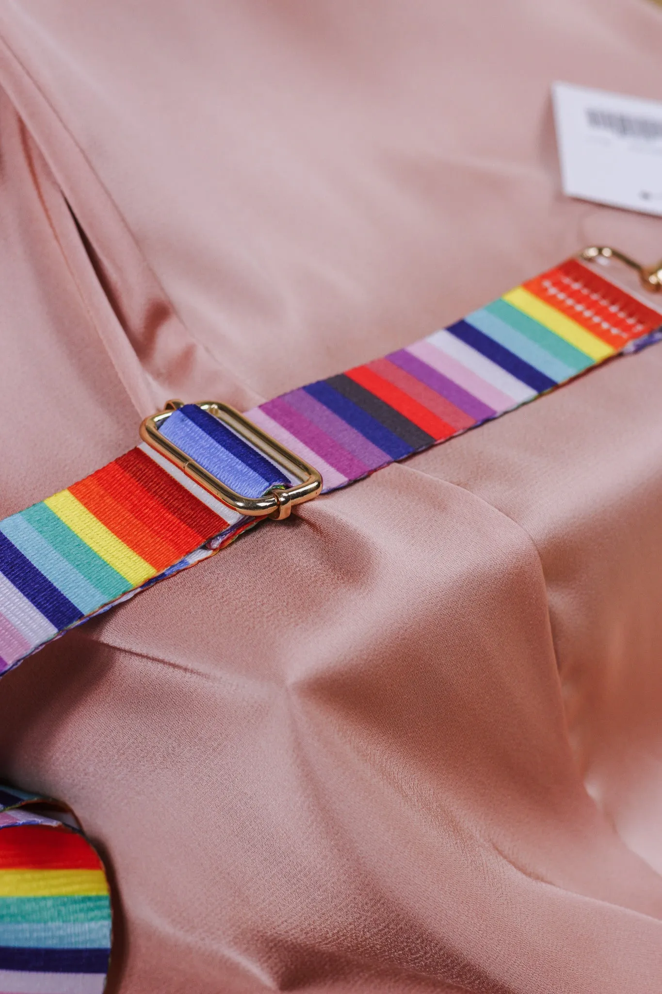 Multi Colored Stripe Purse Strap