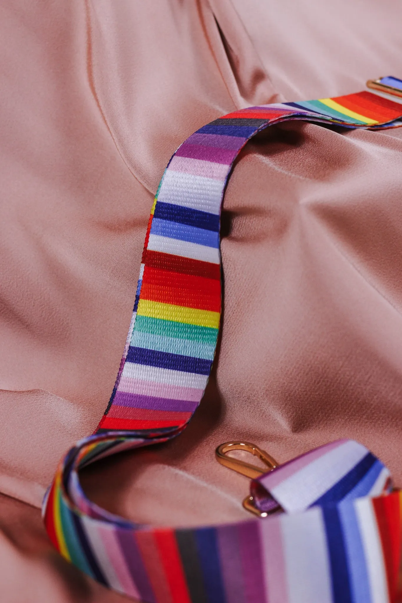 Multi Colored Stripe Purse Strap