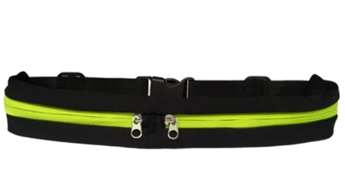 Multifunction Waist Pack Zipper Closure Buckle Belt Earbud Openings