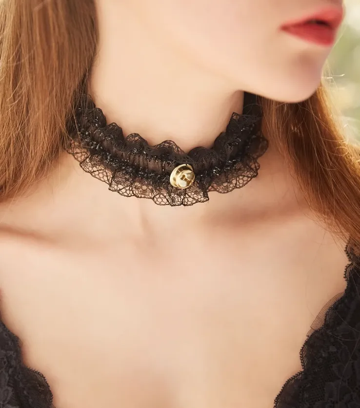 Mystic Noir Lace Choker