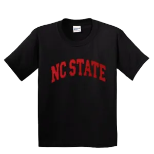 NC State Wolfpack Youth Black Arch T-Shirt